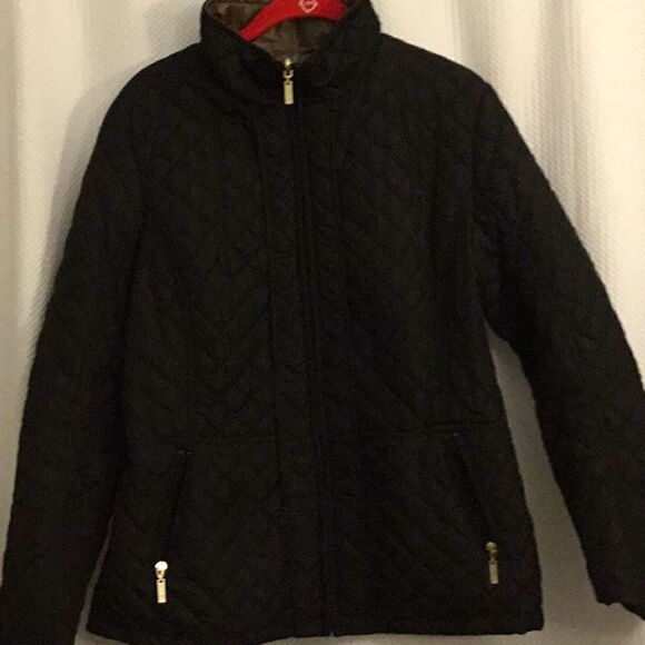 ❤️Black quilted jacket Women's - Picture 1 of 3